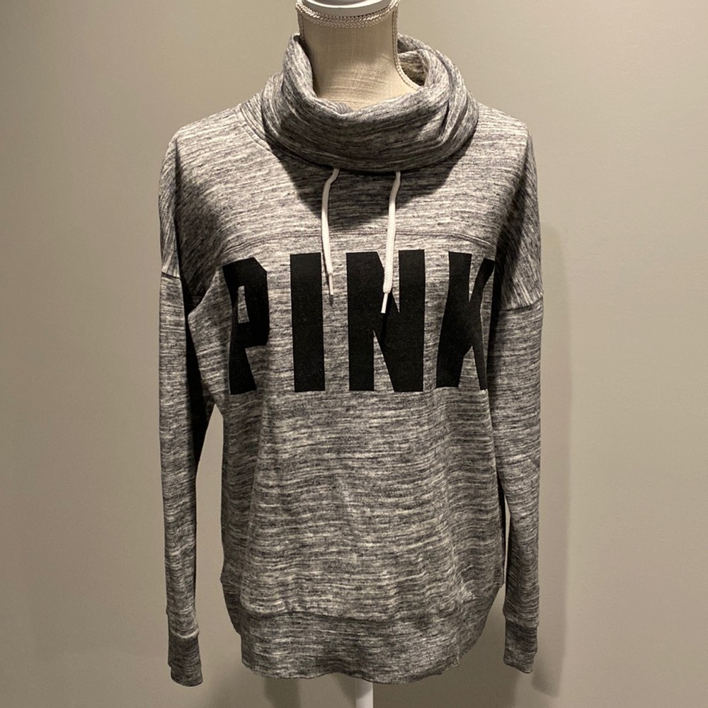 PINK- Victoria Secret Cowl Neck Sweatshirt Size: S